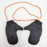 miffew ミフュー ダウンミトン リバーシブル 定価18700円 手袋 オレンジ ブラック レディース【中古】5-1210T♪