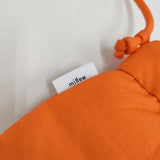 miffew ミフュー ダウンミトン リバーシブル 定価18700円 手袋 オレンジ ブラック レディース【中古】5-1210T♪