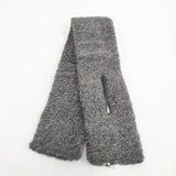 COLDBREAKER ボア ウール100％ マフラー チャコールグレー レディース コールドブレーカー【中古】5-1215T◎