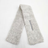 COLDBREAKER ボア ウール100％ マフラー グレージュ レディース コールドブレーカー【中古】5-1215T◎