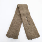 COLDBREAKER ボア ウール100％ マフラー ブラウン レディース コールドブレーカー【中古】5-1215T◎