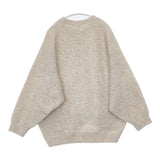 sirenemermaid シープパイル スヌード付きプルオーバー ボア 定価16390円 セーター ニット ベージュ レディース シレーヌマーメイド【中古】6-0124T∞