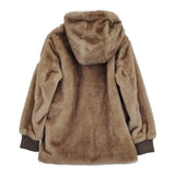 TATRAS ARABIS アラビス ボアブルゾン フェイクファー 定価77000円 LJXA0199034668 25AW ブラウン モカ レディース タトラス【中古】5-1210A♪