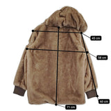 TATRAS ARABIS アラビス ボアブルゾン フェイクファー 定価77000円 LJXA0199034668 25AW ブラウン モカ レディース タトラス【中古】5-1210A♪