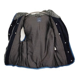 mina perhonen skip ra2224 サイズ36 フード裏ボア ダウンベスト ネイビー レディース ミナペルホネン【中古】5-1226T♪