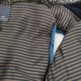 mina perhonen skip ra2224 サイズ36 フード裏ボア ダウンベスト ネイビー レディース ミナペルホネン【中古】5-1226T♪