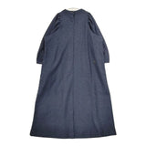 45R/45rpm 新品 ジャージフラノのドレス 定価74800円 ウール ワンピース 25AW ネイビー レディース フォーティーファイブアールピーエム【中古】5-1220T∞