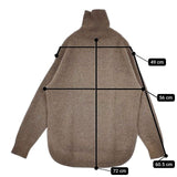 adam et Rope ヤクウール タートルネック セーター ニット ベージュ レディース アダムエロペ【中古】6-0124T∞
