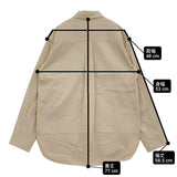 IENA COTTON BOUNCE シャツ 定価17600円 長袖シャツ 22AW ベージュ レディース イエナ【中古】6-0203M♪