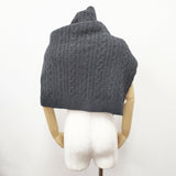 JOURNAL STANDARD ウォッシャブルウールケーブルネックウォーマー スヌード ネックウォーマー チャコールグレー レディース ジャーナルスタンダード【中古】5-1215T◎