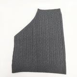 JOURNAL STANDARD ウォッシャブルウールケーブルネックウォーマー スヌード ネックウォーマー チャコールグレー レディース ジャーナルスタンダード【中古】5-1215T◎