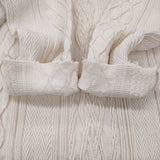 JUBILEE Back open cable dress 定価28080円 スナップボタン RJ19043040 ワンピース オフホワイト レディース ジュビリー【中古】6-0203M♪