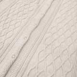 JUBILEE Back open cable dress 定価28080円 スナップボタン RJ19043040 ワンピース オフホワイト レディース ジュビリー【中古】6-0203M♪