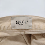 SERGE de bleu カラーデニム サイズ23 デニムパンツ ベージュ レディース サージ【中古】6-0203G♪