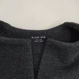 evam eva プレスウール ノーカラーコート サイズ1 E173K069 ノーカラージャケット Cグレー系 レディース エヴァムエヴァ【中古】5-1210T♪