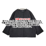 evam eva プレスウール ノーカラーコート サイズ1 E173K069 ノーカラージャケット Cグレー系 レディース エヴァムエヴァ【中古】5-1210T♪