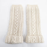 HIGHLAND2000 ケーブル編み ニット ウール レッグウォーマー その他ファッション雑貨 オフホワイト レディース ハイランド2000【中古】5-1215T◎