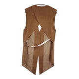 Uhr Open back Vest Slit Pants オープンバックベスト スリットパンツ サイズ38 セットアップ 20SS ブラウン レディース ウーア【中古】6-0309M♪