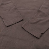 AURALEE/IENA 別注 ボートネック サイズ1 A9AB01IE 長袖Ｔシャツ カットソー ロンＴ ブラウン レディース オーラリー/イエナ【中古】6-0203M♪