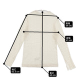 assiette/SHIPS SHIPS別注 レースハイネックトップス サイズ1 A29-01458-13S カットソー アイボリー レディース アシェット/シップス【中古】6-0322M◎