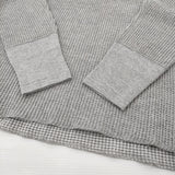 HYKE ワッフル サーマル サイズ1 長袖Ｔシャツ カットソー ロンＴ グレー レディース ハイク【中古】6-0203M♪
