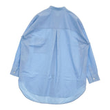 Traditional Weatherwear ビッグタックアップシャツ コンバーチブルカラー 長袖シャツ ライトブルー レディース トラディショナルウェザーウェア【中古】6-0203M♪