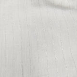 Eternite de Soi-e ストライプ ギャザー コットン サイズ1 810986 ブラウス シャツ ホワイト シルバー レディース エテルニテ デ ソワ【中古】6-0322M◎