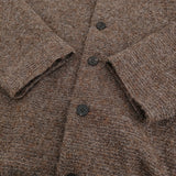 JURGEN LEHL ウールアルパカリネン 日本製 J0134FC622 ノーカラー コート ブラウン レディース ヨーガンレール【中古】5-1210T♪