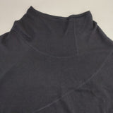 babaghuri J0532UB641 リネンコットン 日本製 ノースリーブ 切替 サイズM Ｔシャツ カットソー ネイビー レディース ババグーリ【中古】6-0421S△
