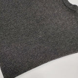 THE RERACS カシミヤ混 ノースリーブニット 23FW-REKN-362L ベスト 23AW チャコールグレー レディース ザリラクス【中古】6-0122T∞