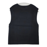 BEAUTY&YOUTH UNITED ARROWS ノースリーブ コットン 日本製 Ｔシャツ カットソー ブラック レディース ビューティアンドユース【中古】6-0421S△
