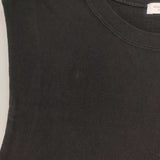 BEAUTY&YOUTH UNITED ARROWS ノースリーブ コットン 日本製 Ｔシャツ カットソー ブラック レディース ビューティアンドユース【中古】6-0421S△