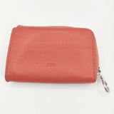 Aeta COIN CASE 小銭入れ レザー L字ジップ コインケース オレンジ レディース アエタ【中古】6-0212G∞