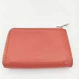 Aeta COIN CASE 小銭入れ レザー L字ジップ コインケース オレンジ レディース アエタ【中古】6-0212G∞