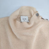 ALYSI イタリア製 モヘア セーター ニット ライトオレンジ系 レディース アリジ【中古】6-0122T∞