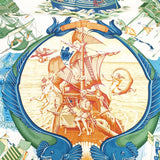 HERMES カレ90 5つの海を越えて シルク100% 大判 スカーフ レッド 多色 レディース エルメス【中古】5-1222G◎