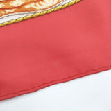 HERMES カレ90 5つの海を越えて シルク100% 大判 スカーフ レッド 多色 レディース エルメス【中古】5-1222G◎