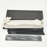 CHANEL 未使用品 ノベルティ ペンケース 鉛筆3本 定規セット えんぴつ その他小物 ブラック レディース シャネル【中古】6-0212G∞