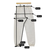 YAECA STOCK 34011 UNISEX 裏起毛パンツ サイズS 定価27500円 スウェット パンツ ライトグレー メンズ ヤエカ【中古】5-1219T♪