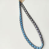 talkative Banquet スワロフスキークリスタル H.P.FRANCE購入 ネックレス ブルー グレー レディース トーカティブ【中古】6-0212G∞