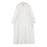 YAECA WRITE ギャザースモックワンピース 90708 サイズM コットン ラミー ワンピース ホワイト レディース ヤエカ ライト【中古】6-0203M♪