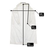 YAECA WRITE ギャザースモックワンピース 90708 サイズM コットン ラミー ワンピース ホワイト レディース ヤエカ ライト【中古】6-0203M♪