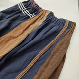 tamaki niime powan skirt ポワンスカート ギャザー マキシ丈 ロングスカート ネイビー パープル レディース 玉木新雌/タマキニイメ【中古】6-0203G♪
