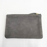 ARTS&SCIENCE スエード スウェード ミニポーチ ポーチ グレー レディース アーツ&サイエンス【中古】5-1222G◎