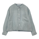 MARGARET HOWELL SHIRTING LINEN 定価38500円 578-5153010 サイズ1 長袖シャツ 25SS ライトブルー レディース マーガレットハウエル【中古】6-0329M♪
