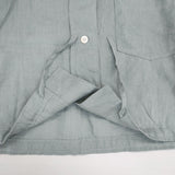 MARGARET HOWELL SHIRTING LINEN 定価38500円 578-5153010 サイズ1 長袖シャツ 25SS ライトブルー レディース マーガレットハウエル【中古】6-0329M♪