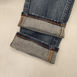 upper hights THE STELLA USED加工 ストレートパンツ 280219 ジーンズ サイズ22 デニムパンツ ブルー レディース アッパーハイツ【中古】6-0509G∞