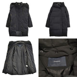 FRAMeWORK レイヤードデザイン サイズ36 2way ダウンコート ブラック レディース フレームワーク【中古】5-1226A♪