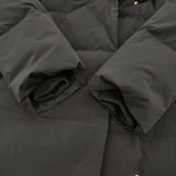 FRAMeWORK レイヤードデザイン サイズ36 2way ダウンコート ブラック レディース フレームワーク【中古】5-1226A♪