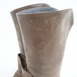 HENRY CUIR 革 レザー 37サイズ ブーツ ブラウン レディース アンリークイール【中古】5-1222T◎